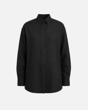 BLACK Linen Shirt