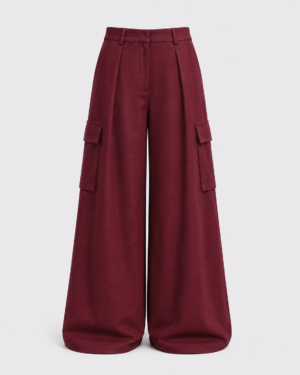 Bordo Linen Cargo Pants