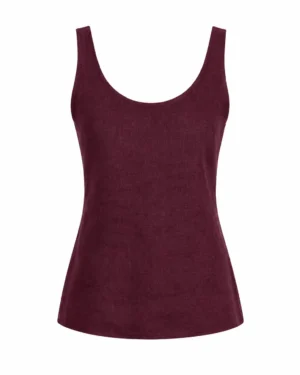Bordo Linen Top