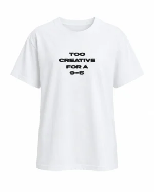 Oversized Black Logo T shirt