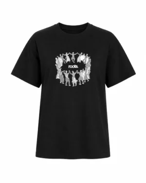 Oversized Black Roots T shirt
