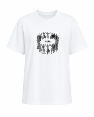 Oversized White Roots T shirt